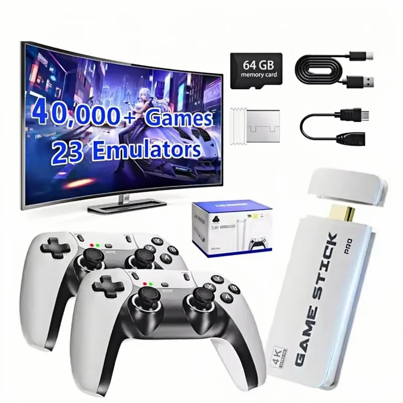 Gaming Console Definition - M15 4K TV Game Stick 64GB