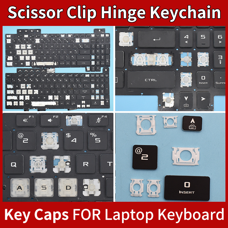 Gaming Console Asus - Replacement Keycap Key Cap &Scissor Clip&Hinge