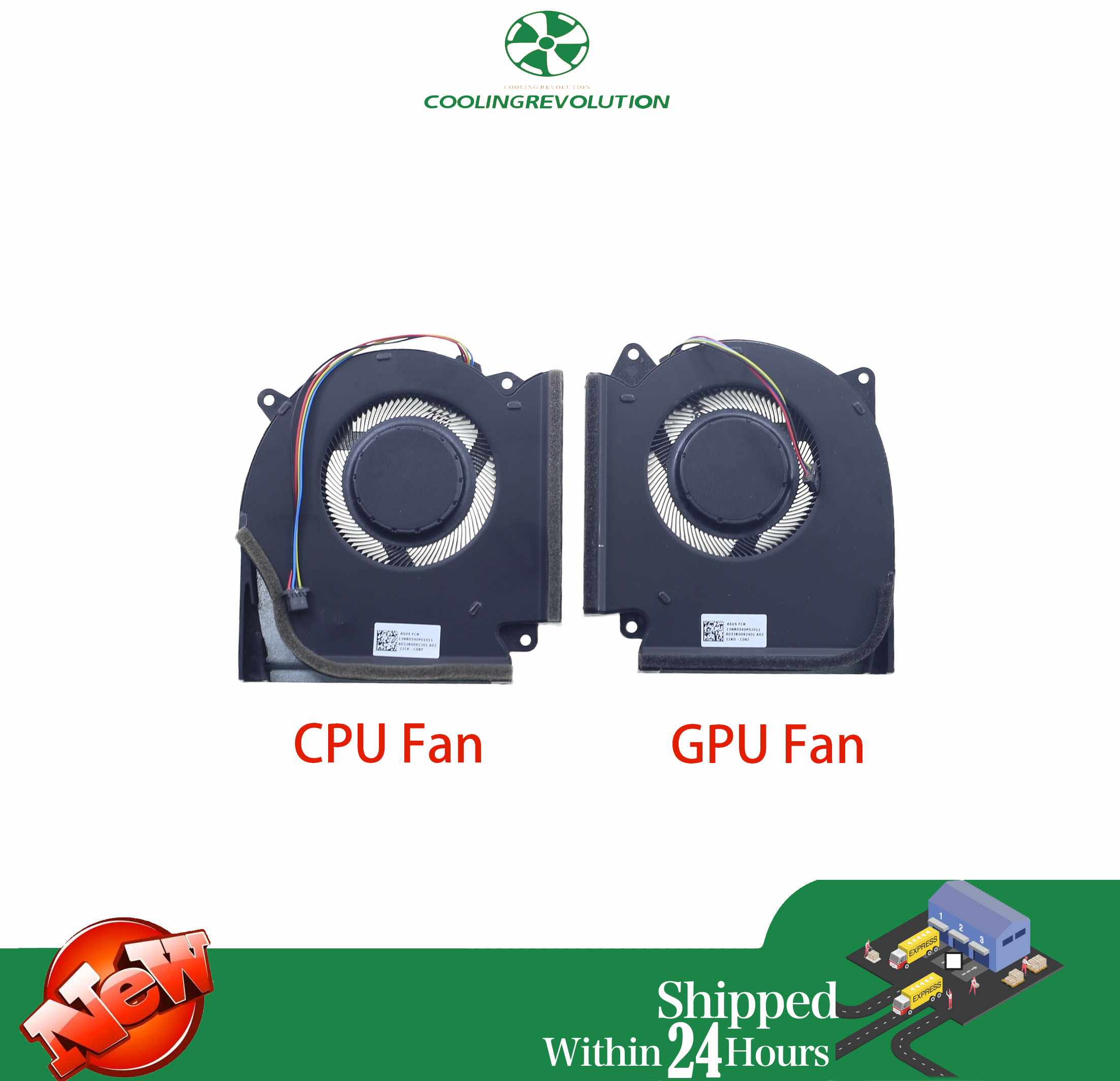 Gaming Console Asus - Laptop CPU GPU Cooling Fan 13NR0540P01011