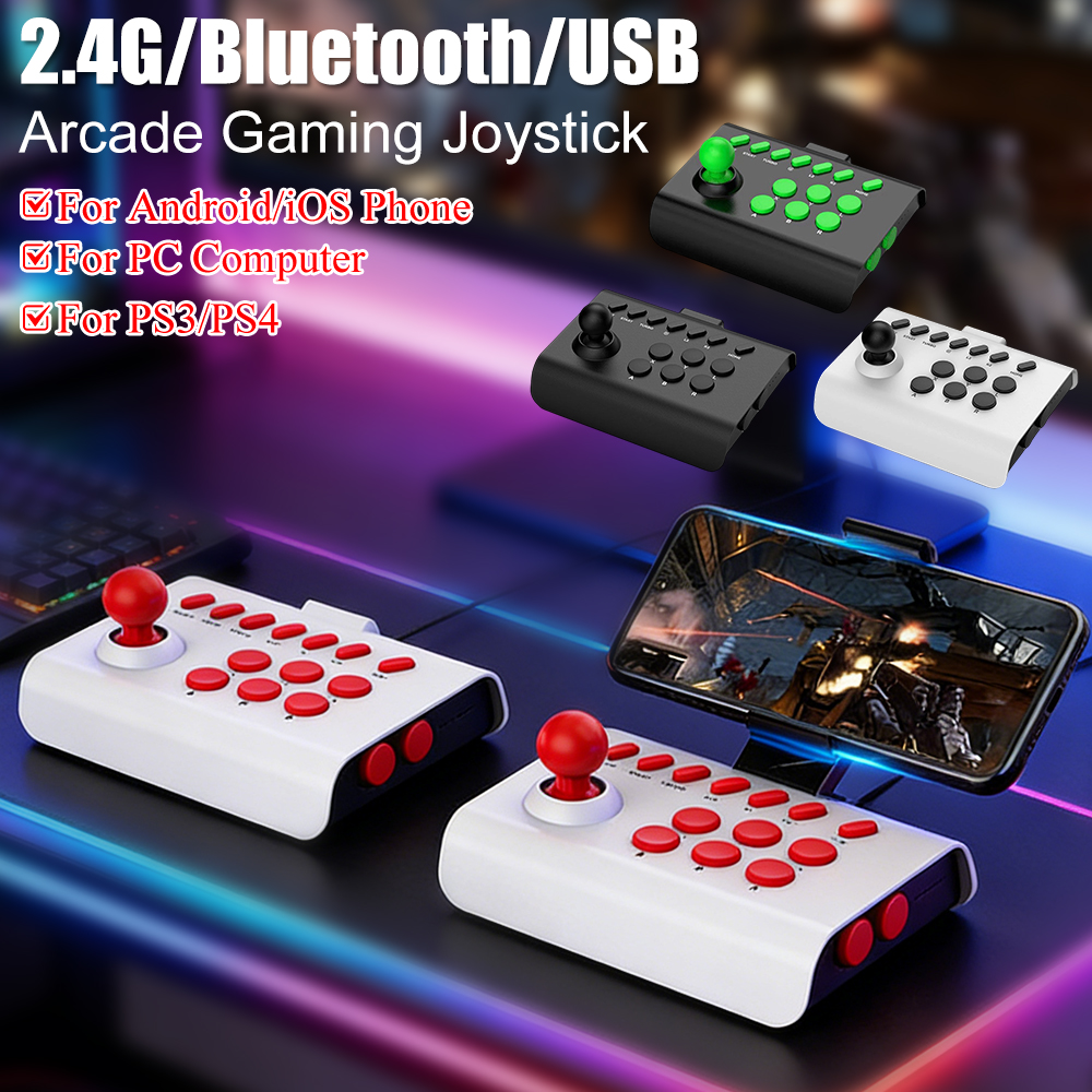 Gaming Console In Phone - 2.4G/Bluetooth Wireless PC Gaming Stick Controller