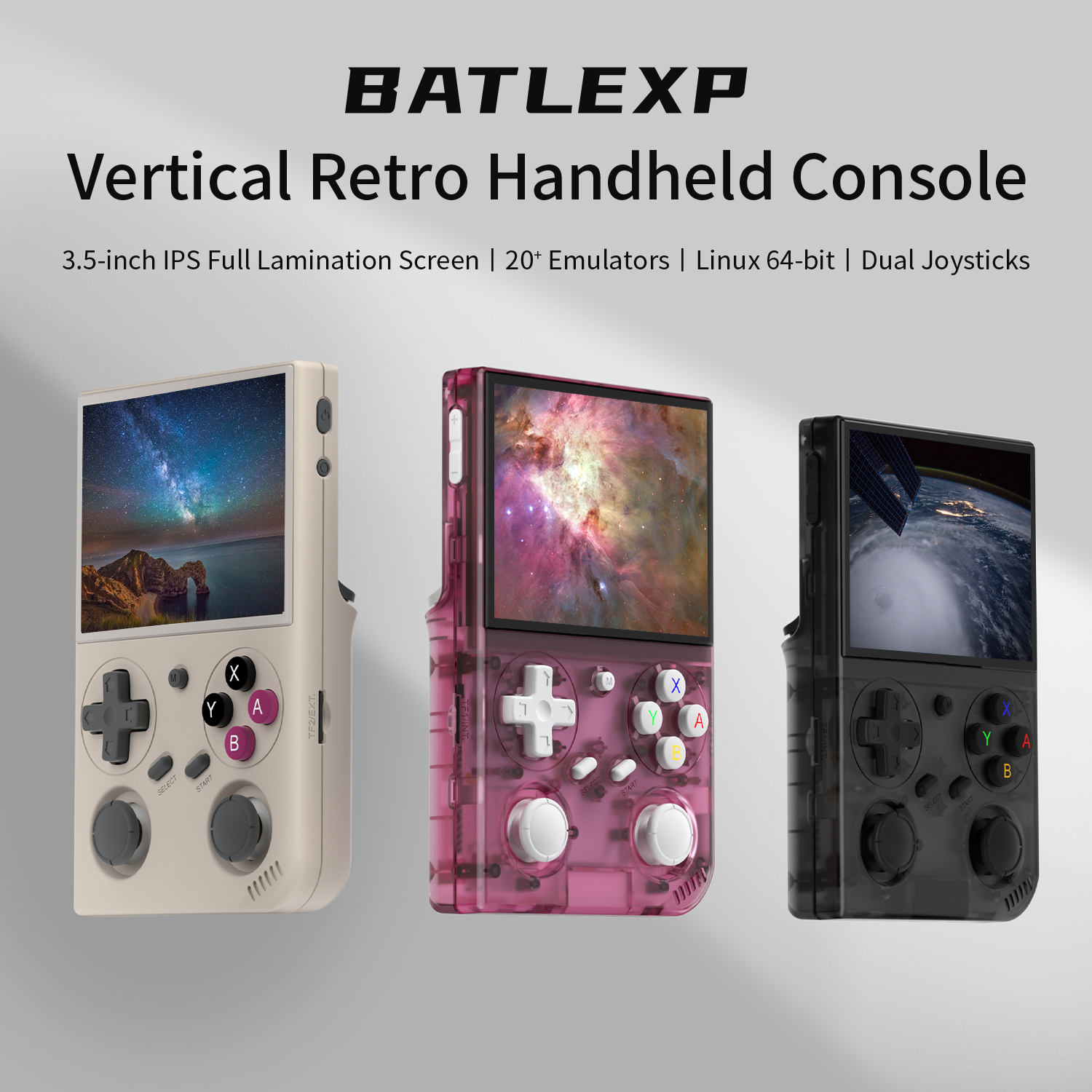 Gaming Console Linux - BATLEXP G350 Handheld Game Console 3.5''