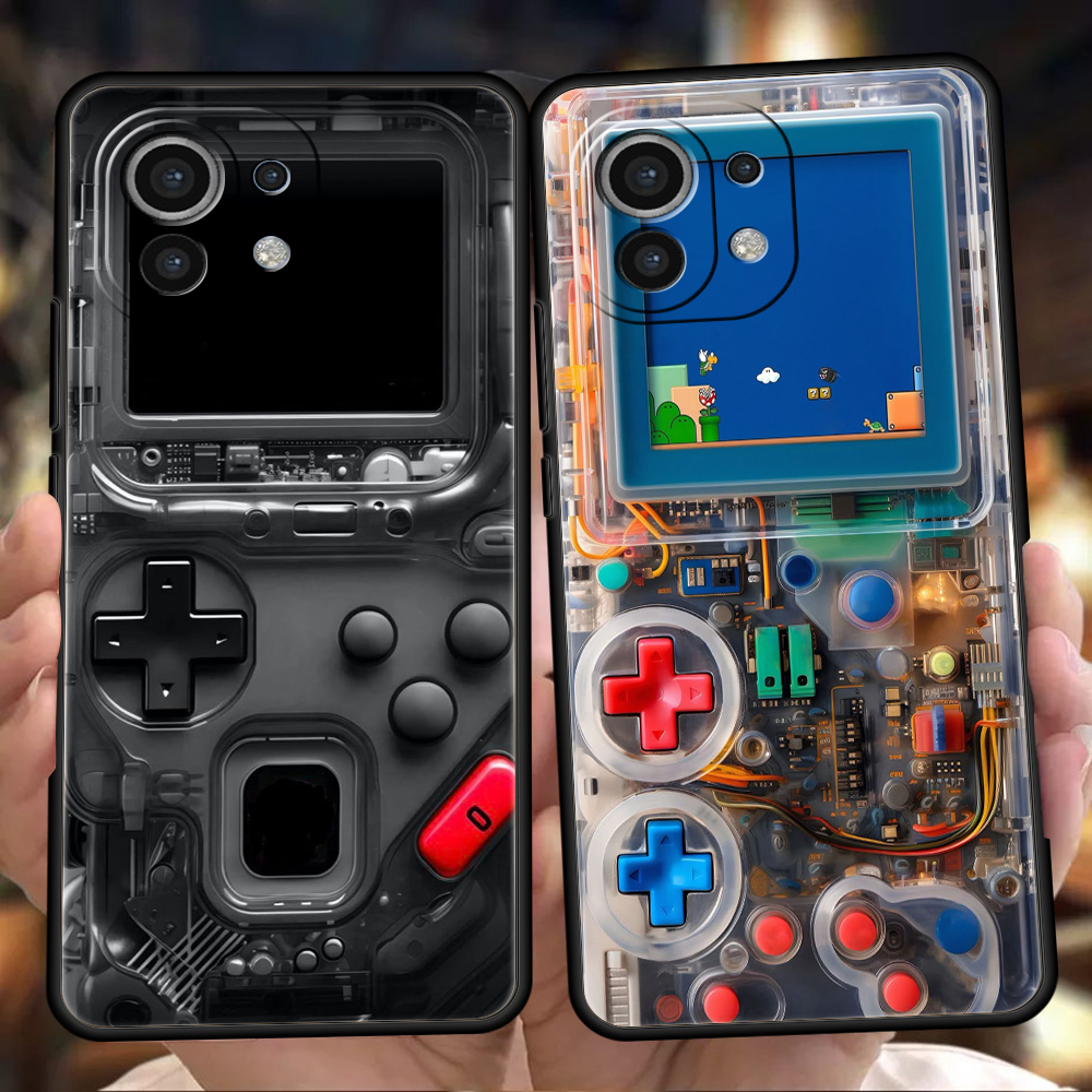 Gaming Console In Phone - Painted Gaming Consoles Phone Case for