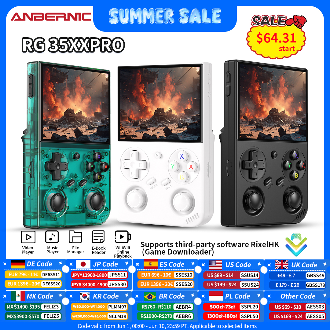 Gaming Console Linux - Anbernic RG 35XXPro Retro Handheld Game