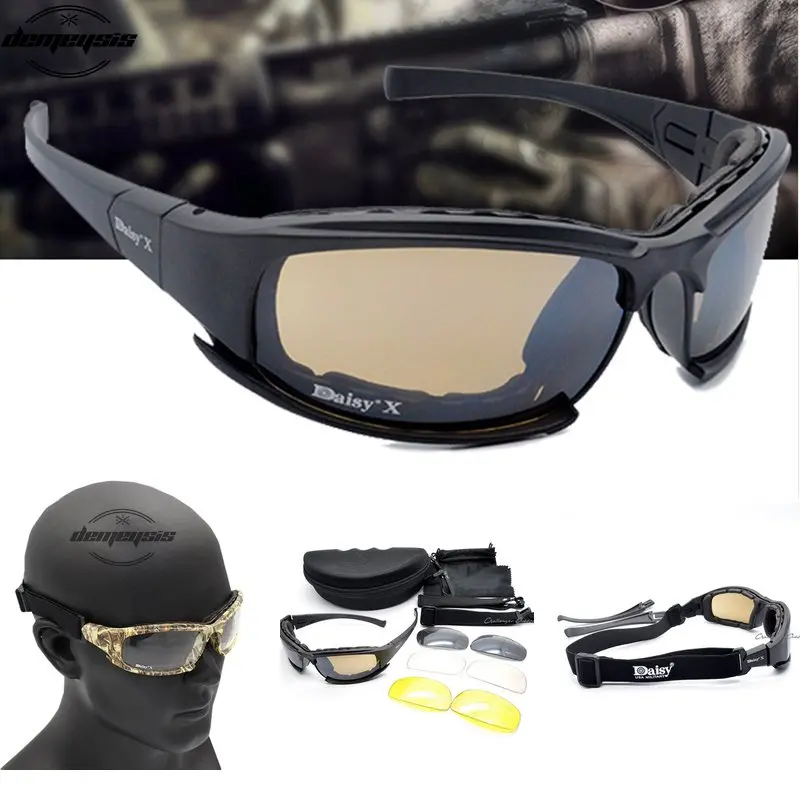 Daisy Tactical Goggles Sunglas - Gaming Glasses Uv recensione e prezzo