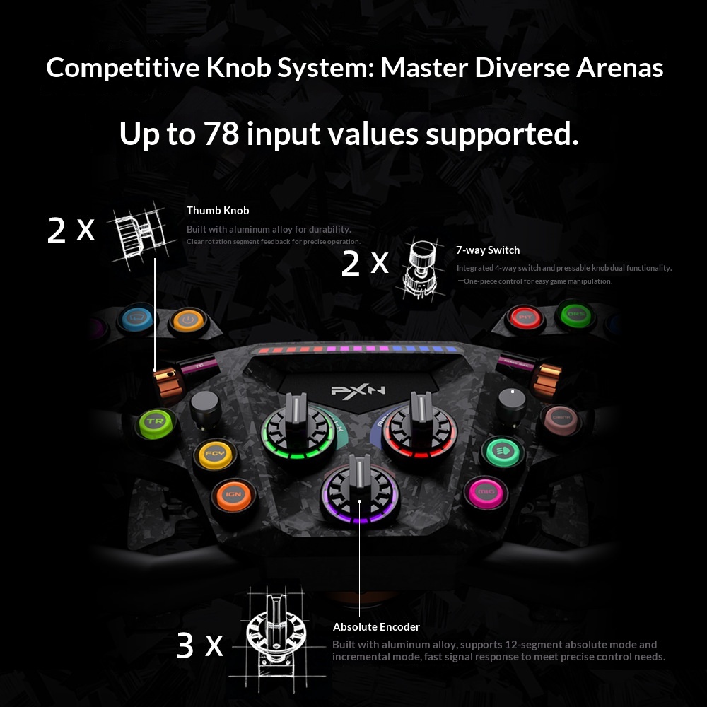 PXN GT ONE Game Console Racing - Gaming Console Buttons recensione e prezzo