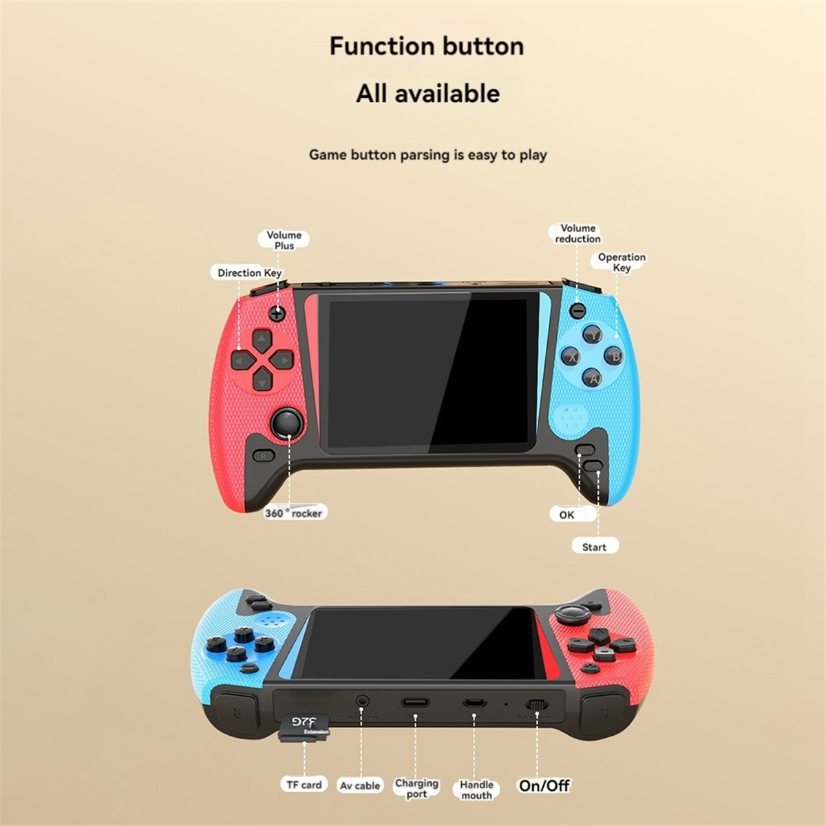Practical Handheld Video Game  - Gaming Console 5 Year Old recensione e prezzo