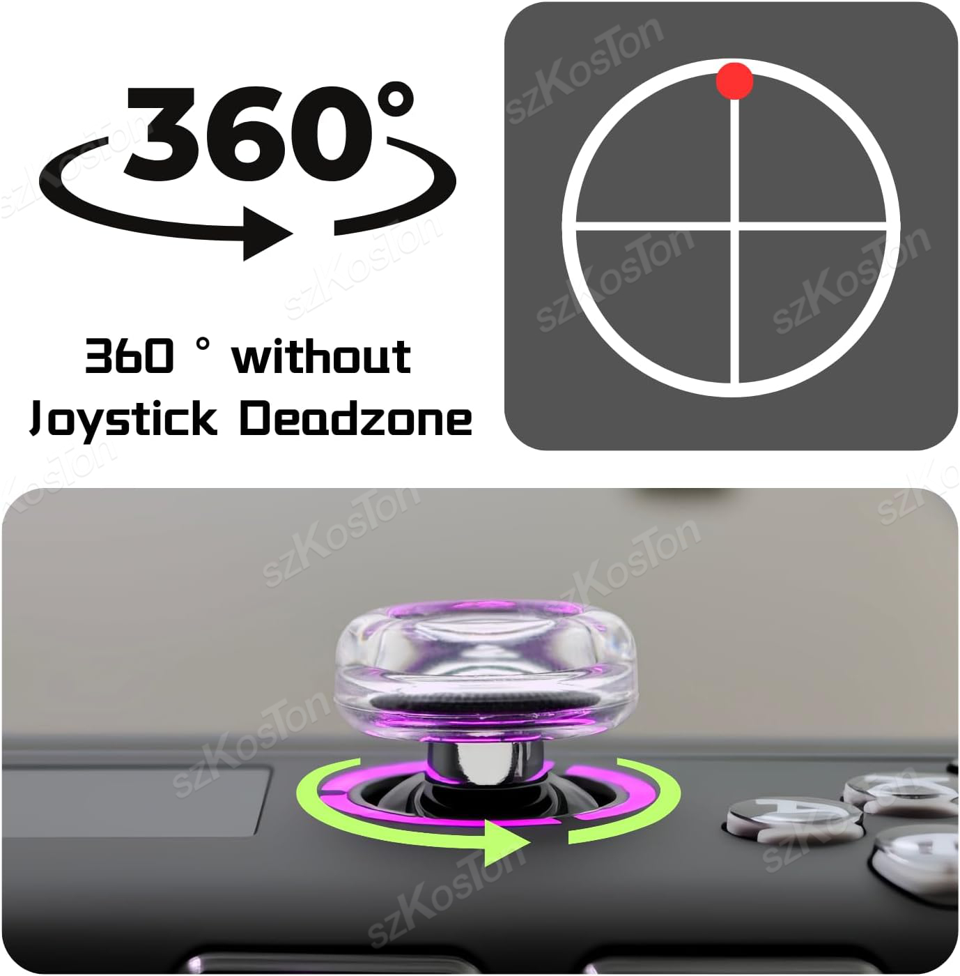 2PCS Liquid Silicone Joystick  - Gaming Console Setup recensione e prezzo