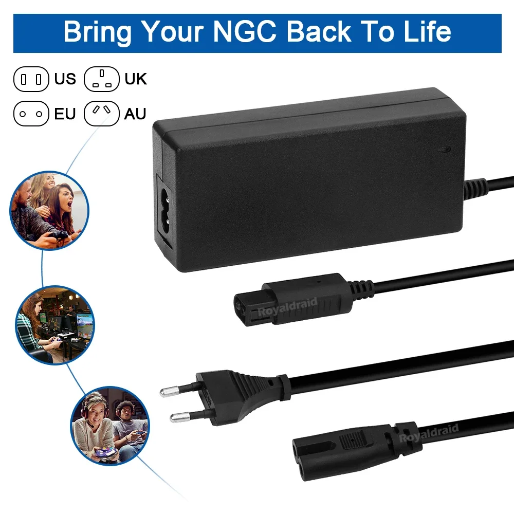 EU/US/UK/AU Plug AC Adapter Po - Gaming Console Uk recensione e prezzo