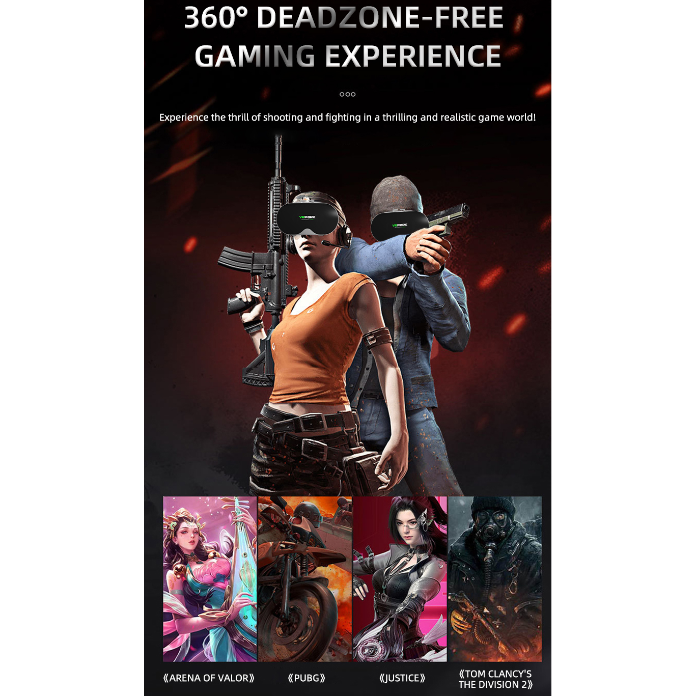 Virtual Reality 3D VR Glasses  - Gaming Glasses Uv recensione e prezzo