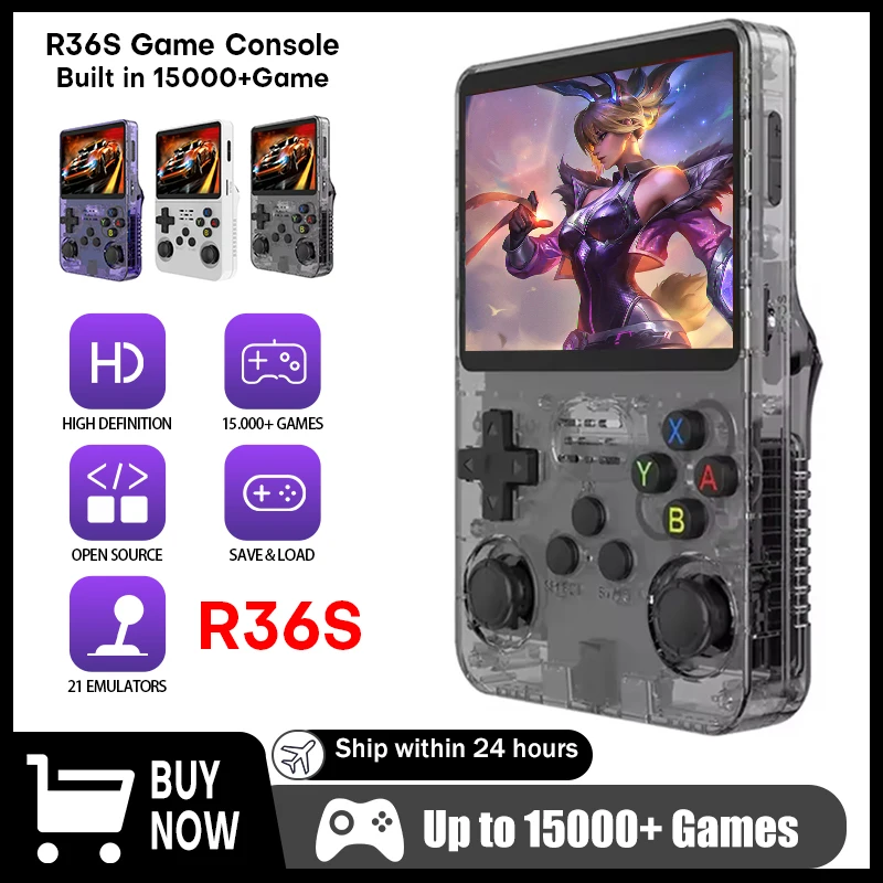 R36S Retro Handheld Video Game - Gaming Console Linux recensione e prezzo