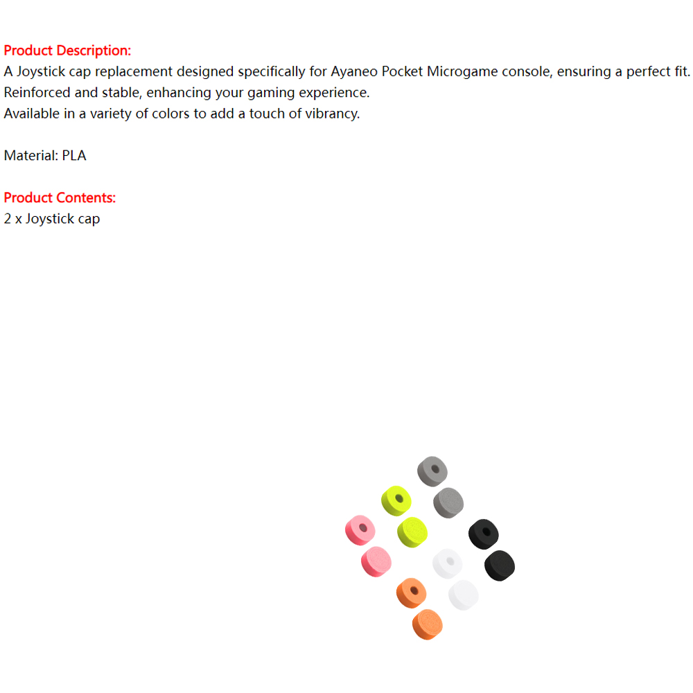 Joystick cap Replacement Parts - Gaming Console Setup recensione e prezzo