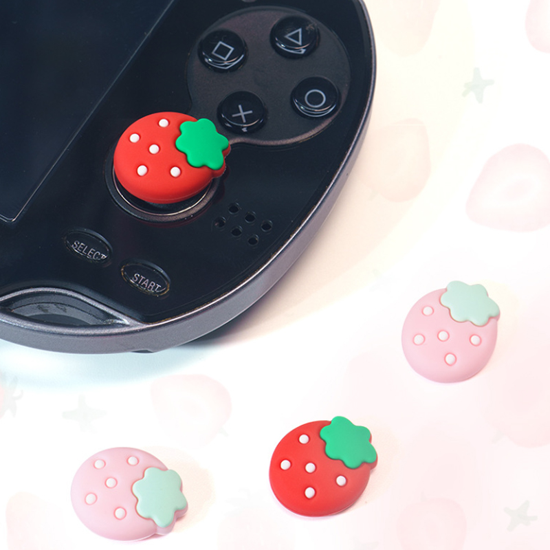 4pcs Strawberry Soft Thumb Sti - Thumb Grip Joystick recensione e prezzo