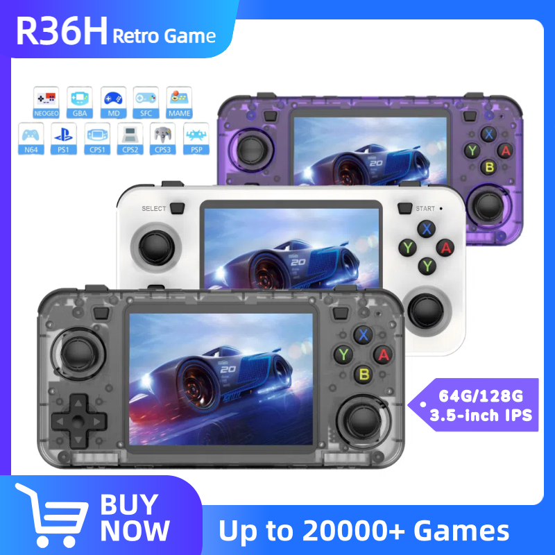 R36H Retro Handheld Video Game - Gaming Console Linux recensione e prezzo