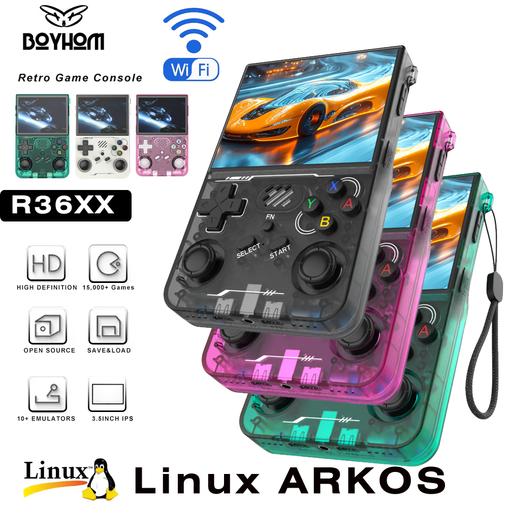 BOYHOM 256G R36XX Hand-held Ga - Gaming Console Linux recensione e prezzo
