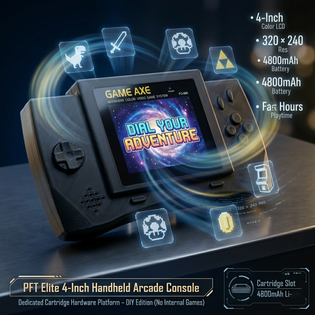 PFT Elite 4-Inch Handheld Arca - Gaming Console Station recensione e prezzo