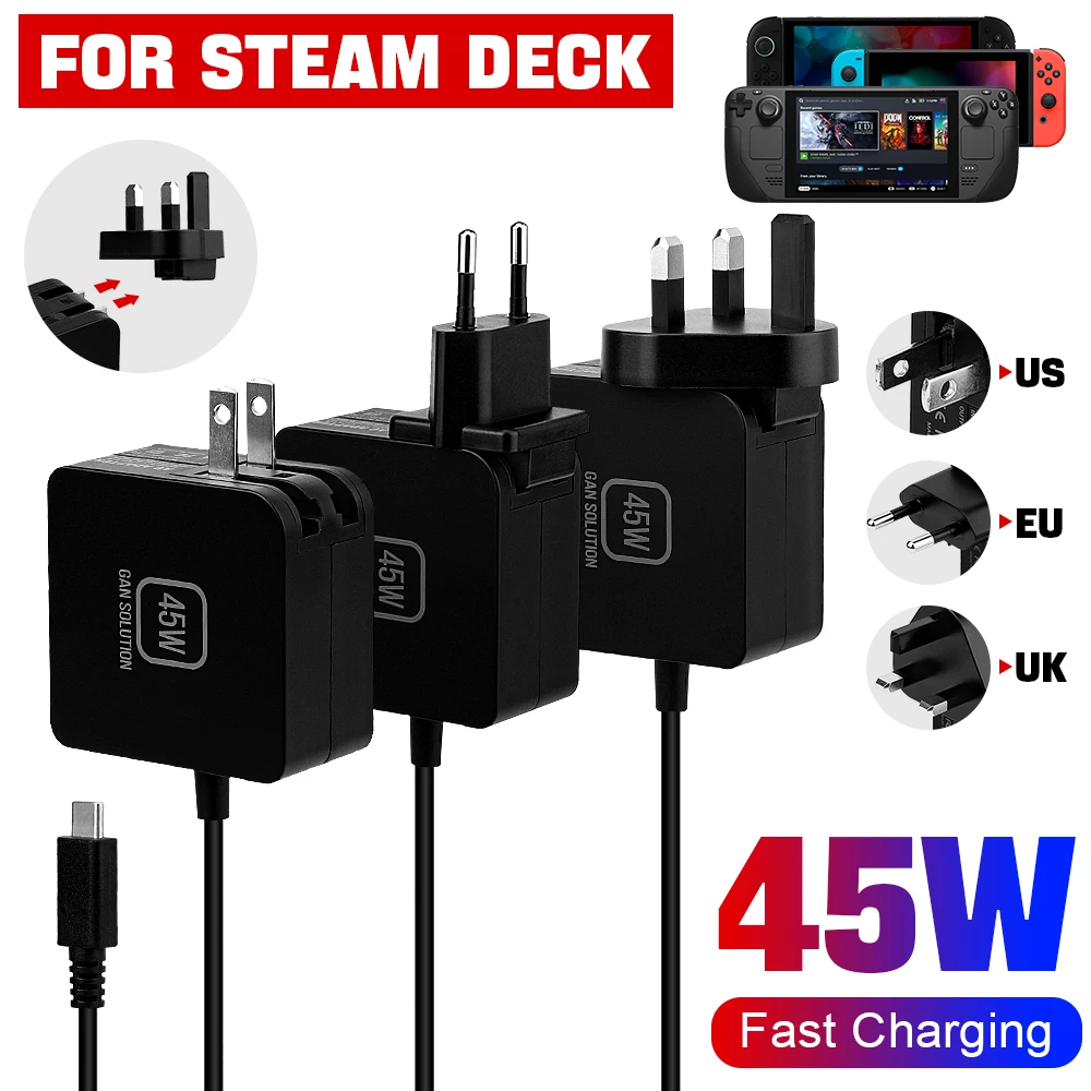 NEW 45W AC Adapter Fast Charge - Gaming Console Uk recensione e prezzo