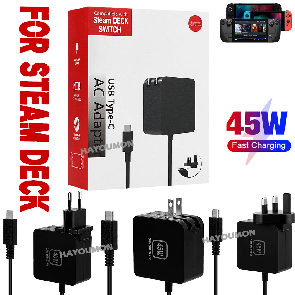 NEW 45W AC Adapter Fast Charge - Gaming Console Uk recensione e prezzo