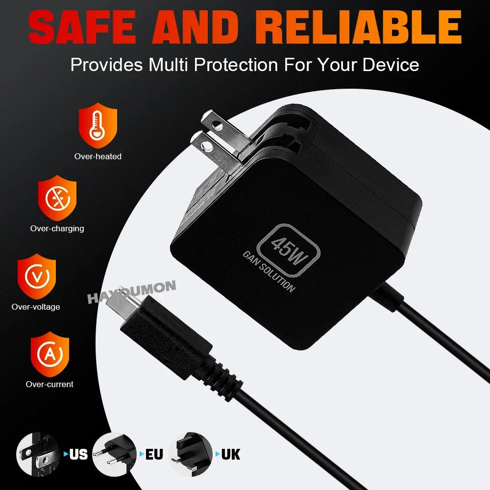 NEW 45W AC Adapter Fast Charge - Gaming Console Uk recensione e prezzo