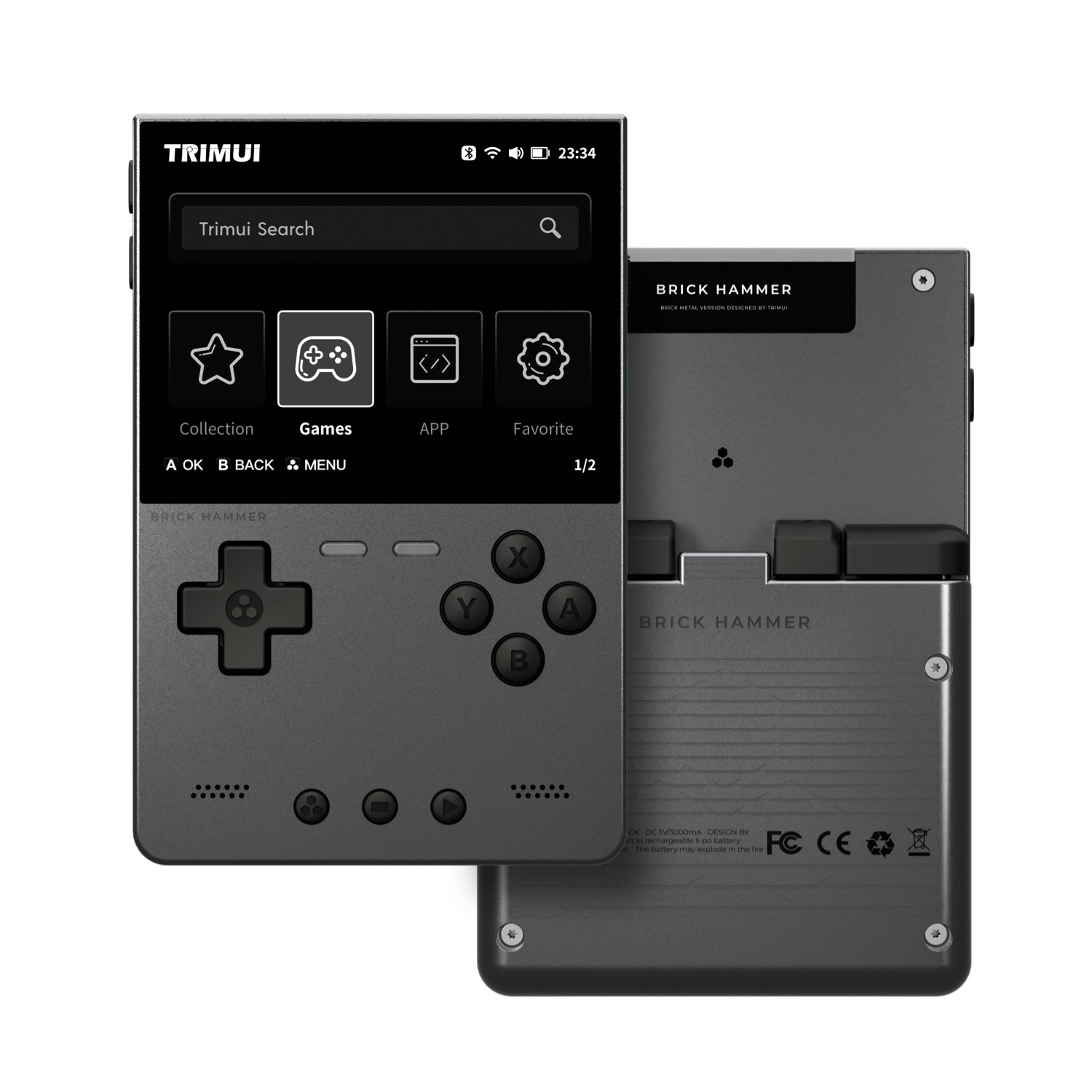 TRIMUI BRICK HAMMER Retro Hand - Gaming Console Linux recensione e prezzo