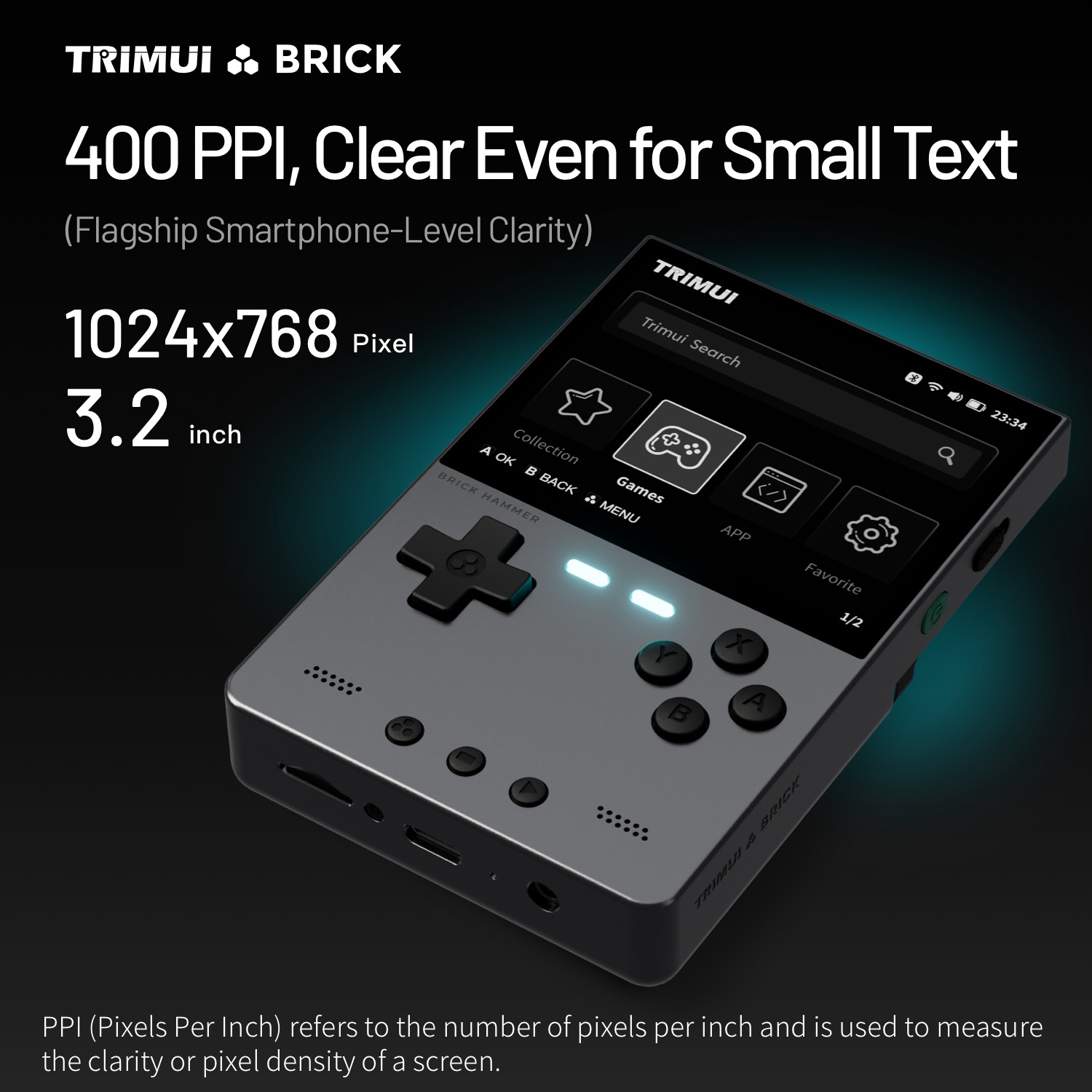 TRIMUI BRICK HAMMER Retro Hand - Gaming Console Linux recensione e prezzo