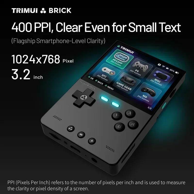 TRIMUI BRICK Retro Handheld Ga - Gaming Console Linux recensione e prezzo