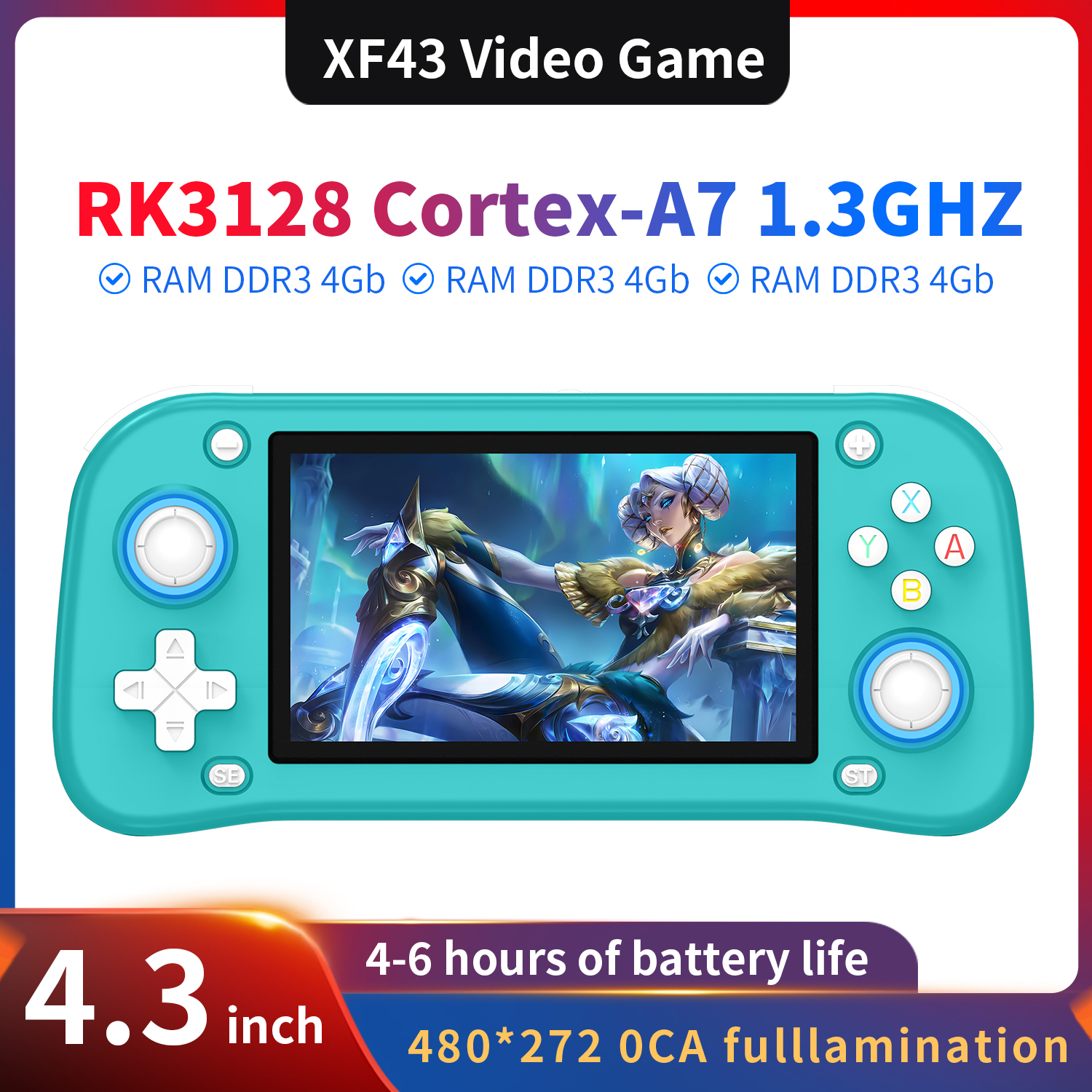 AISLPC XF43 4.3 inch Retro Han - Gaming Console 5 Year Old recensione e prezzo