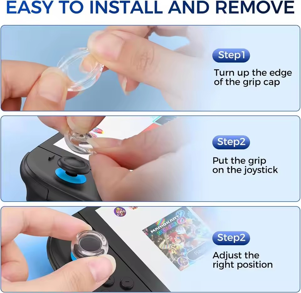 Joystick Caps for Switch 2 Con - Thumb Grip Joystick recensione e prezzo
