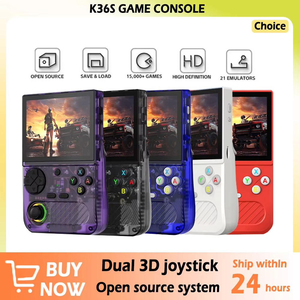 K36S Retro Handheld Video Game - Gaming Console Linux recensione e prezzo